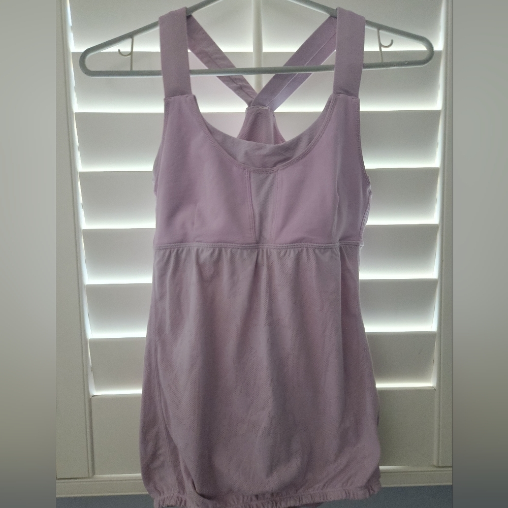 Lululemon Purple Workout Top